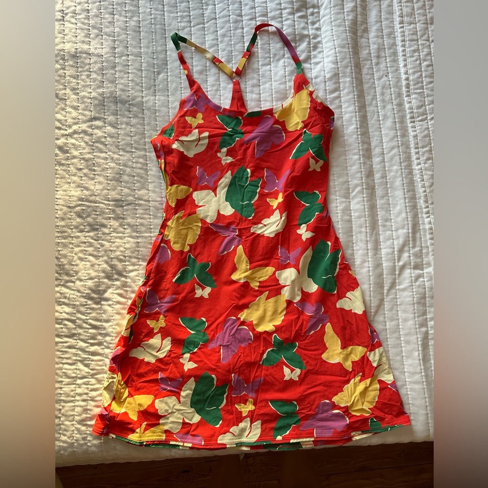 OUTDOOR VOICES The Exercise Dress in Butterfly